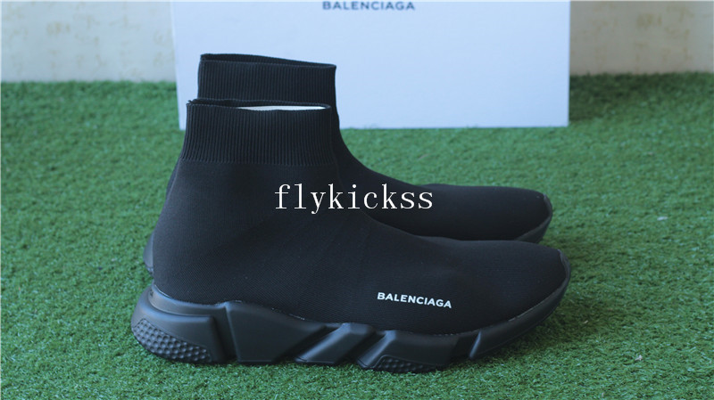 Balenciaga Speed Trainer Sock Race Runners Triple Black